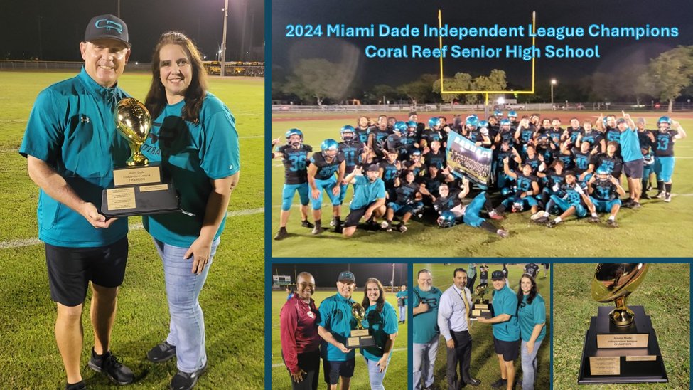 Greater Miami Athletic Conference (@gmac_mdcps_305) on Twitter photo Congratulations to Coral Reef Senior High School for taking home the 2024 Independent League Championship 🏆trophy. The Coral Reef Barracudas defeated the Ferguson Falcons 14-7. Great game! <a href="/SuptDotres/">Jose L. Dotres, Ed.D.</a> <a href="/MDCPS/">Miami-Dade Schools</a> <a href="/MDCPS_COO/">Office of District Operations</a> <a href="/Athletics_MDCPS/">Division_of_Athletics_MDCPS</a> <a href="/ActivitiesMDCPS/">Division_of_Activities_MDCPS</a> Congratulations to Coral Reef Senior High School for taking home the 2024 Independent League Championship 🏆trophy. The Coral Reef Barracudas defeated the Ferguson Falcons 14-7. Great game! <a href="/SuptDotres/">Jose L. Dotres, Ed.D.</a> <a href="/MDCPS/">Miami-Dade Schools</a> <a href="/MDCPS_COO/">Office of District Operations</a> <a href="/Athletics_MDCPS/">Division_of_Athletics_MDCPS</a> <a href="/ActivitiesMDCPS/">Division_of_Activities_MDCPS</a>