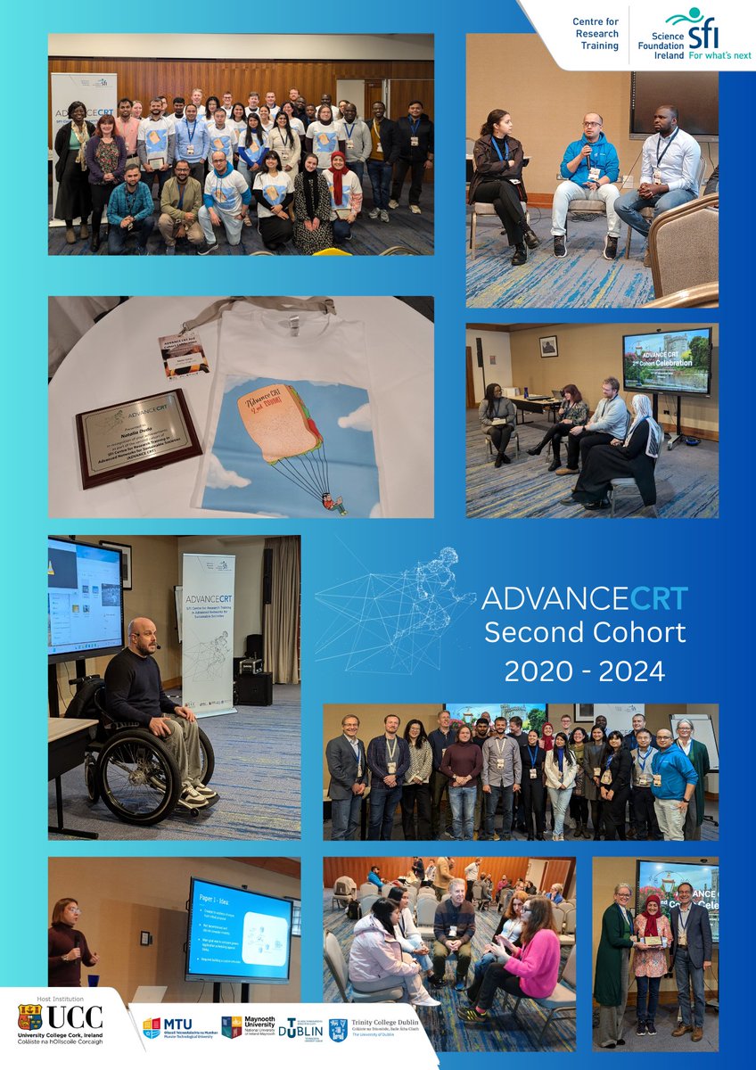 AdvanceCrt's tweet image. We had a remarkable 2 days in Kilkenny celebrating the achievements the Second Cohort of ADVANCE. Our second cohort shared their experiences, offering their unique insights into the PhD experience. We also had contributions from our Alumni and the inspirational @markpollock