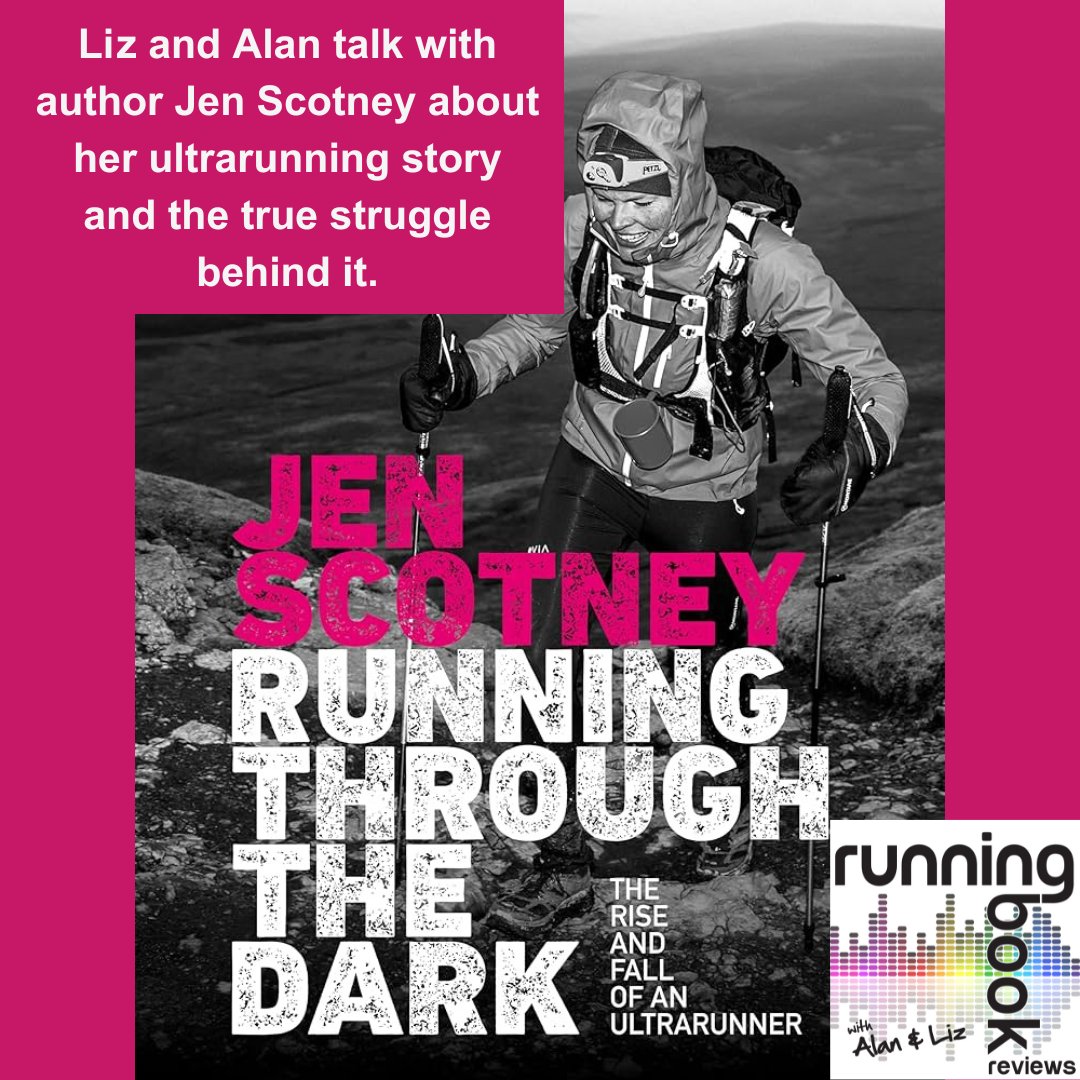 reviews_running's tweet photo. Todays podcast episode focusses on ultra running and massive personal challenges with @jenscotney and her book Running Through the Dark #runningbooks @VertebratePub @dpfellrunners https://t.co/Jtp2VXpLUv