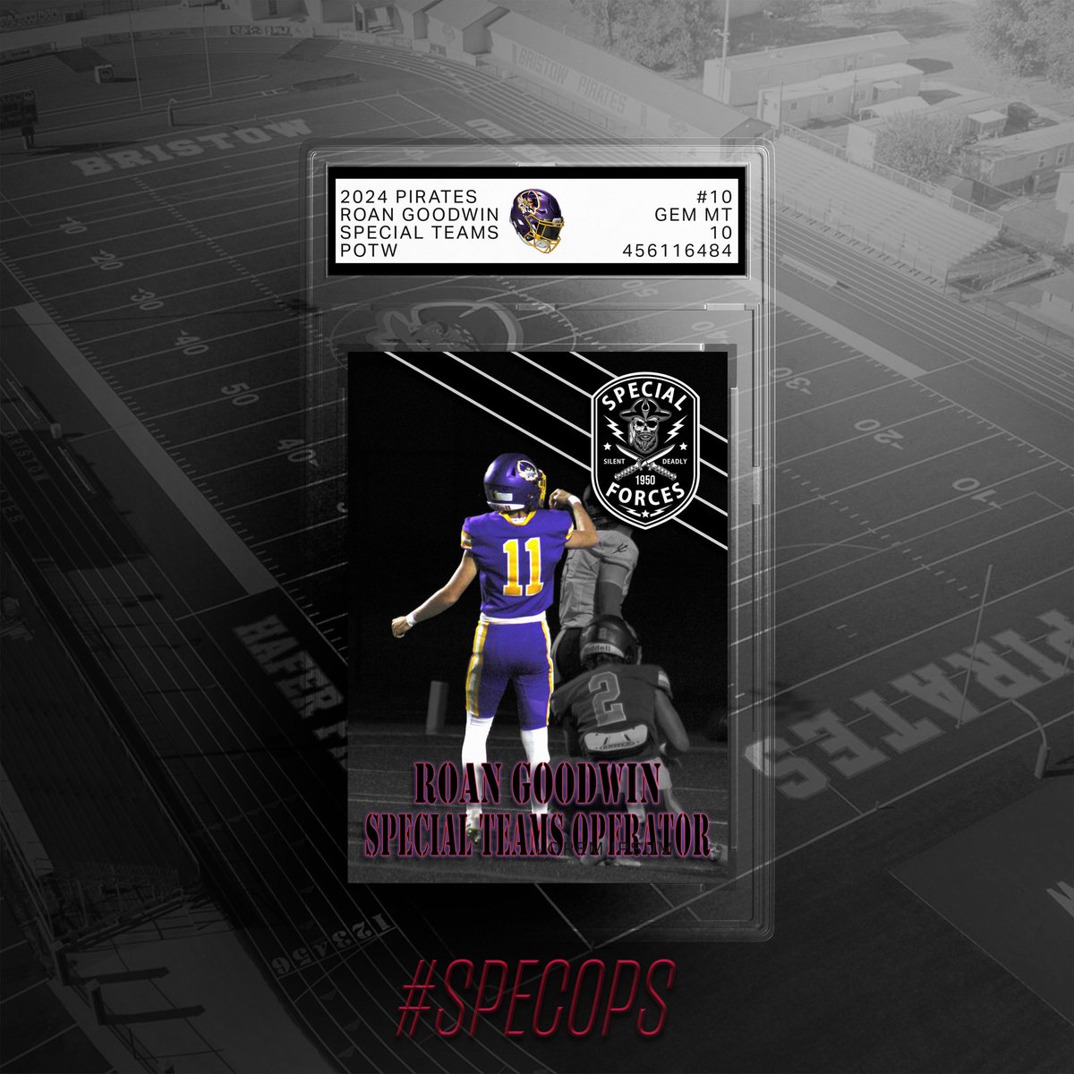 BristowPPFB's tweet photo. Congratulations to our Players of the Week from last week against Lone Grove!
Offensive Player of the Week - Promised Johnson
Defensive Player of the Week - Marley Branscum
Special Teams Player of the Week - Roan Goodwin
#ForgetheSWORD #ToilandRaid https://t.co/NdaTRK0tiU