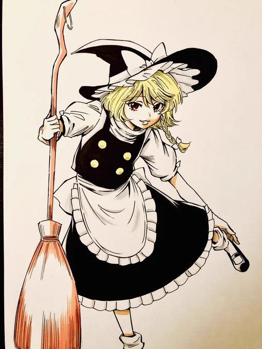 出がけの魔理沙#東方Project 