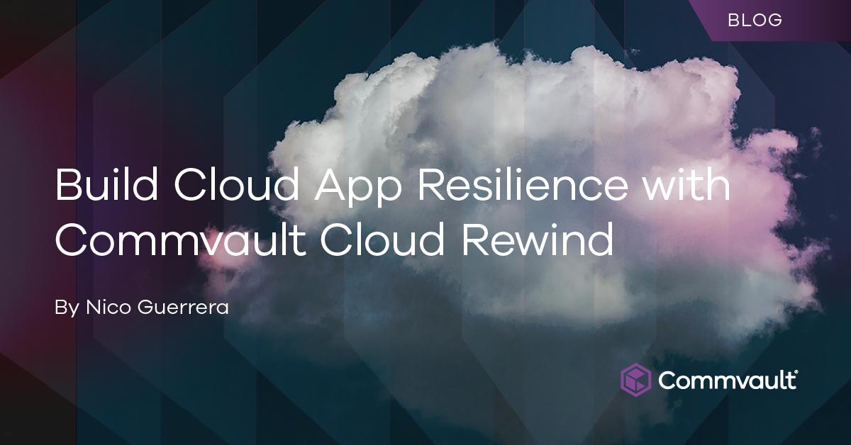 🌩️ In a multi-cloud world, downtime isn’t an option. Discover how Commvault Cloud Rewind helps organizations restore applications rapidly, minimizing disruption and maximizing resilience. More in this blog: ow.ly/SXAY30sHZ9l

#CloudRewind #CyberResilience