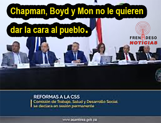 ClaridadPanama1's tweet photo. ¡Urgente!
Después de la intervención del Dr. Fernando Castañeda de AMOACSS, se ha suspendido el primer debate de las reformas de la CSS dada la irresponsabilidad de los ministros de Salud y del MEF, Fernando Boyd Galindo y Felipe Chapman Arias, y del Director de la CSS, Dino Mon. https://t.co/eUUmZaYxz4