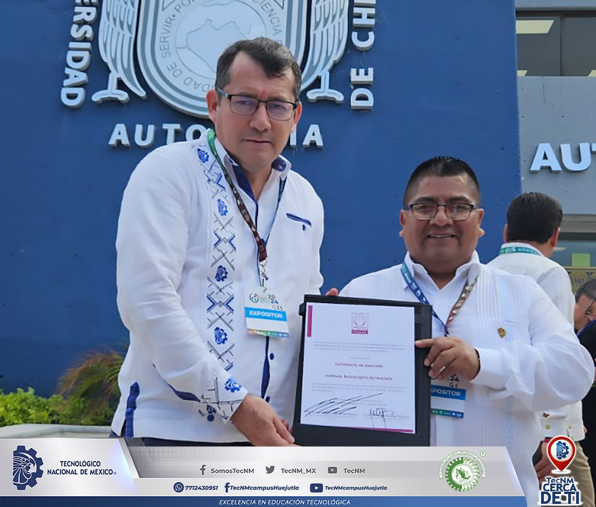 TecNMHuejutla's tweet photo. El Instituto Tecnológico de Huejutla recibió su constancia como Asociado de la ANUIES durante la LXV Sesión Ordinaria en la UNACH. Este logro fortalece su compromiso con la excelencia educativa y la vinculación con instituciones del país. 👏 #TecNM #ANUIES https://t.co/0ASls3o0ex