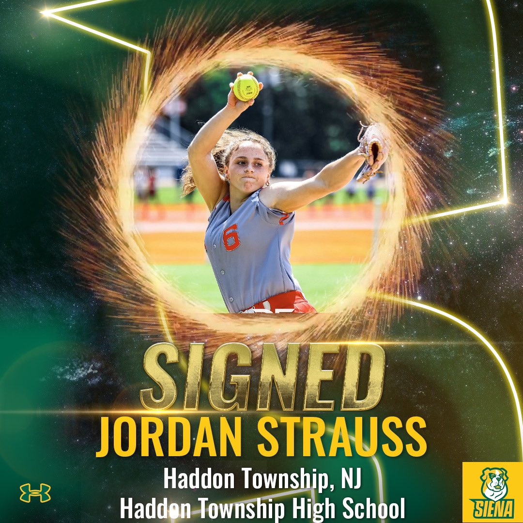 Let’s meet your #SienaSaints class of ‘29 ✍🏼 👀

Welcome to Loudonville, <a href="/jord_strauss/">Jordan Strauss</a> 👏

A 100 hit career at Haddon Township HS, Jordan is First Team All-South Jersey, and a Second Team All-State honoree 🔥

#MarchOn