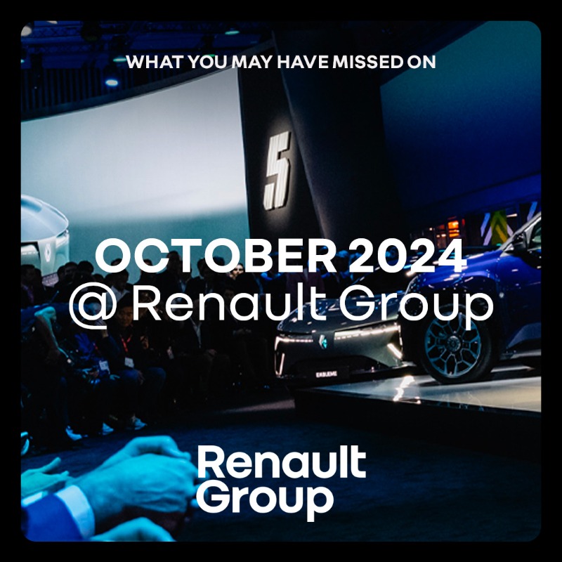 renaultgroup's tweet photo. Have you checked our latest highlights?

Our monthly round-up gives you the chance to catch up on our October news. ⏩ Don't miss it!