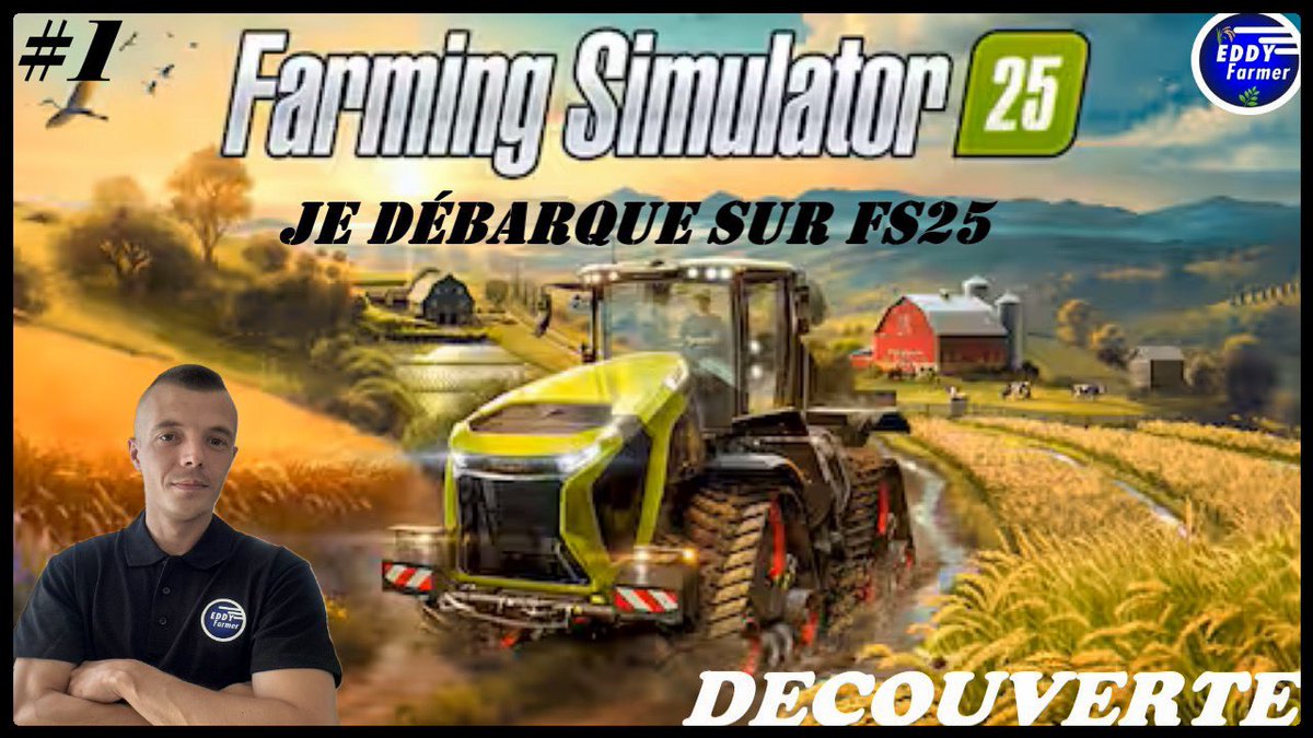 edd_yfarmer's tweet photo. FS25 DE RETOUR SUR FARMING SIMULATOR 25 😁 (carrière suivie#1) [map zielo... https://t.co/waVk7zQYPR via @YouTube https://t.co/VpM3RpTL05