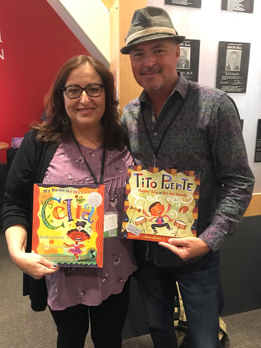 Reflecting on 20 years of My Name is Celia: The Life of Celia Cruz/Me llamo Celia: la vida de Celia Cruz, with art by Rafael Lopez--it was my(and Rafa's) 1st picture book. Grateful for all that came after--meeting children all over the world and celebrating the power of art! 🎶
