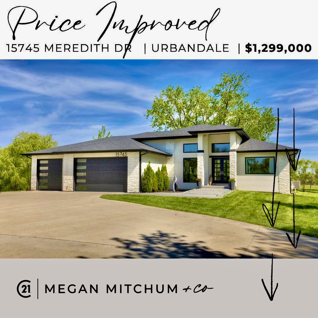 tommycuster's tweet photo. 💥 PRICE IMPROVEMENT 💥 | Now $1,299,000

5 bed 🛏️ | 5 bath 🛁 | 2,699 sq ft 🏡 | 1.9 acres 🌳

Luxury living just got more attainable! Contemporary ranch in Urbandale (Waukee Schools). 5,000 + SF of thoughtfully designed space. 

Listed by Megan Mitchum. Call me for a showing. https://t.co/gZAcpxxHlJ