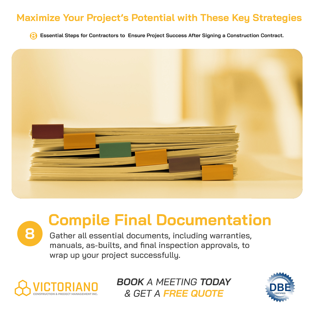 VictorianoCPM's tweet image. 📖Follow us for more tips and check out the full article on our blog: victorianoconstructionpm.com/blog 📚✨

#ConstructionSuccess #ProjectCloseOut #FinalDocumentation #ConstructionLife #BuildSmart #ProjectSuccess