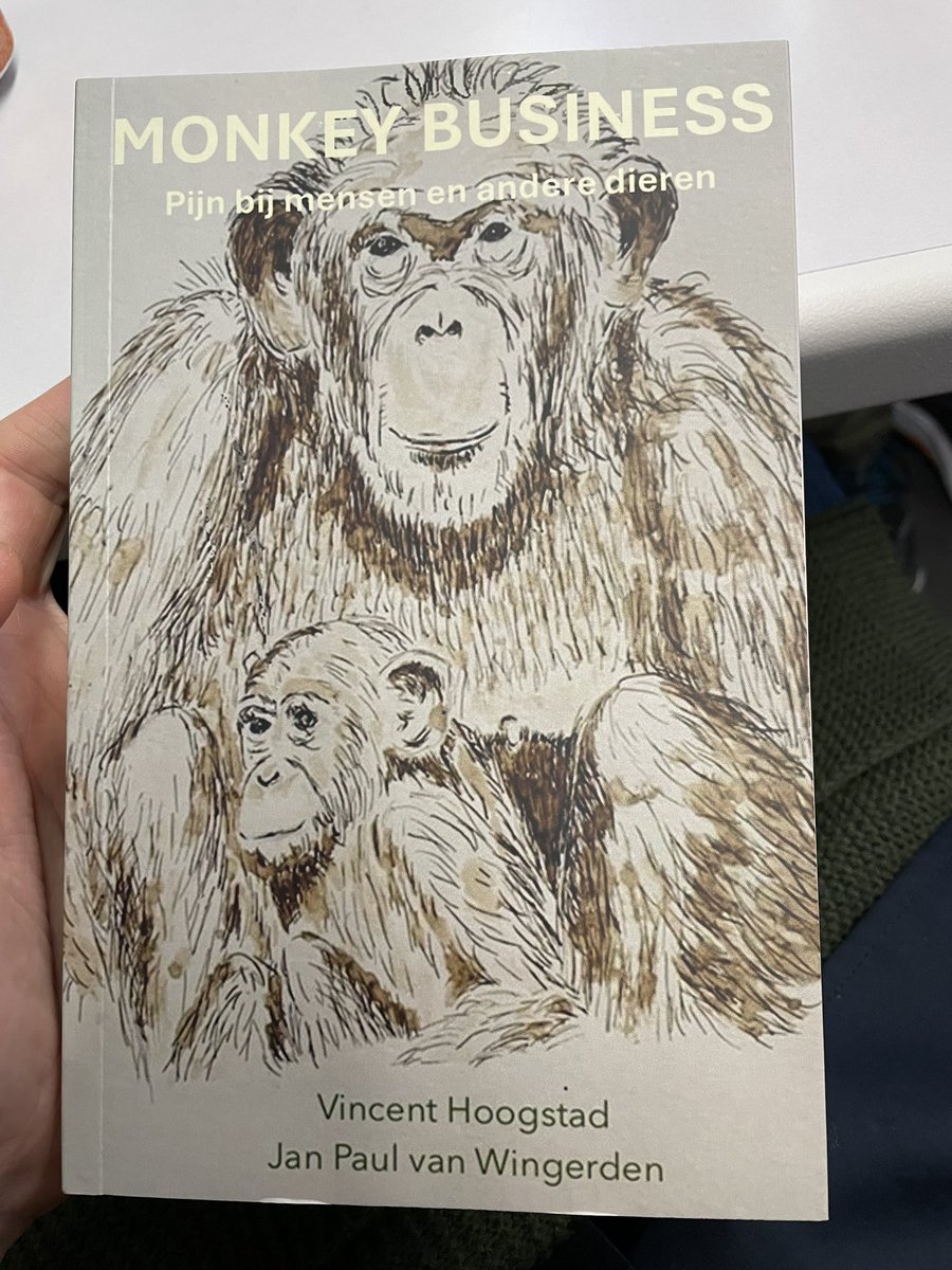In Rotterdam bij de boekpresentatie ‘Monkey Business’ over pijn