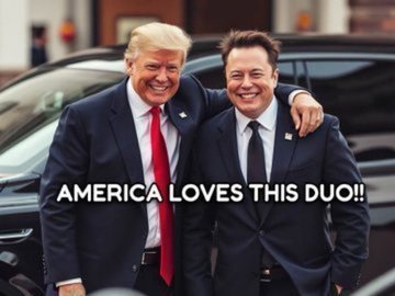 <a href="/elonmusk/">Elon Musk</a> <a href="/realDonaldTrump/">Donald J. Trump</a> <a href="/JMilei/">Javier Milei</a> AMERICA LOVES THIS DUO