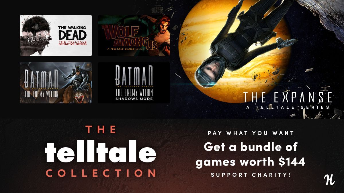 Hop over to @Humble now to grab the new Tellltale Collection bundle. It includes many of our classic narrative game series - The Expanse: A Telltale Series, The Wolf Among Us, Batman: The Telltale Series, and Tales of Monkey Island.  

Valued at $144, it supports Save the