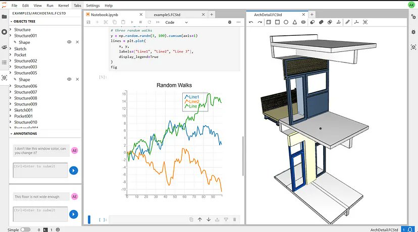 Martin Renou (@martinrenou) on Twitter photo github.com/jupytercad/Jup…
A collaborative #FreeCAD editor for JupyterLab!
<a href="/FreeCADNews/">FreeCAD (CAD+CAM+FEA)</a> #MadeWithFreeCAD #FreeCADFriday #FLOSS #FOSS #OpenSource #CAD #Architect #FreeCAD #fc3d github.com/jupytercad/Jup…
A collaborative #FreeCAD editor for JupyterLab!
<a href="/FreeCADNews/">FreeCAD (CAD+CAM+FEA)</a> #MadeWithFreeCAD #FreeCADFriday #FLOSS #FOSS #OpenSource #CAD #Architect #FreeCAD #fc3d