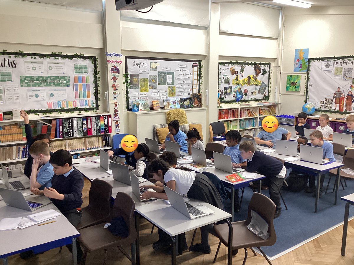 OurLadysCP's tweet image. Completing their multimedia fact files on their favourite animals, Year 4 demonstrated some wonderful teamwork, sharing their computing skills to support each other #ComputingInAction #Teamwork #CatholicLife @OurLadyandAllS1