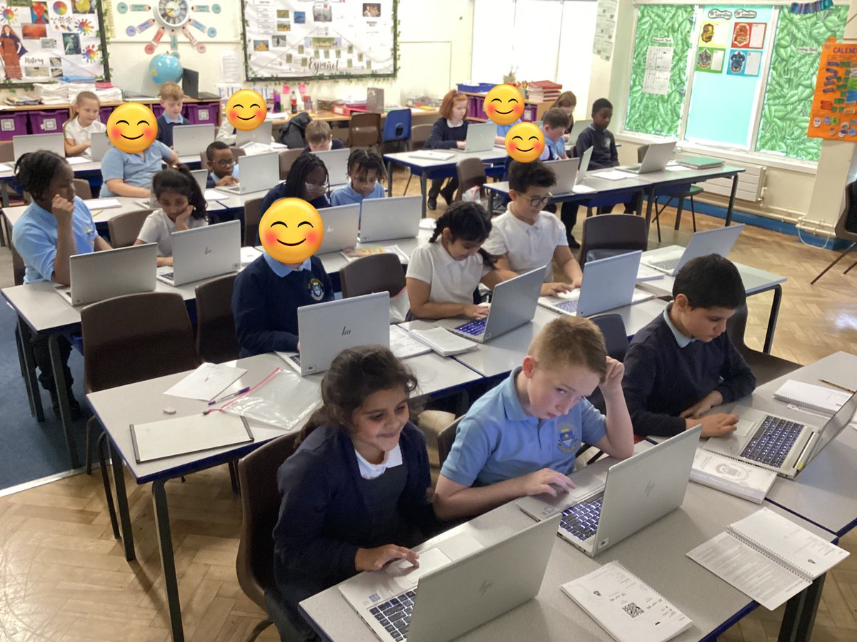 OurLadysCP's tweet image. Completing their multimedia fact files on their favourite animals, Year 4 demonstrated some wonderful teamwork, sharing their computing skills to support each other #ComputingInAction #Teamwork #CatholicLife @OurLadyandAllS1