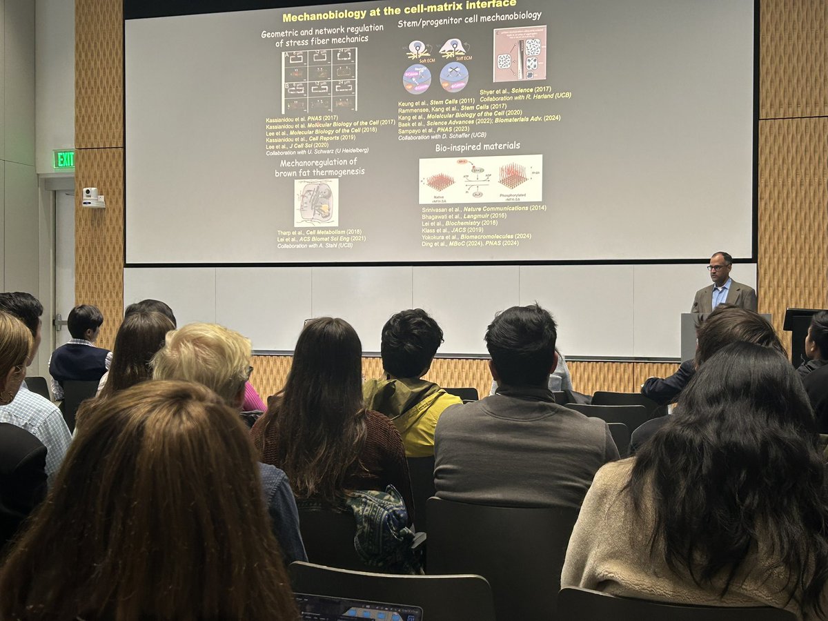 CMTM, Boston University (@bumechanobio) on Twitter photo Up next: Dr. Sanjay Kumar <a href="/kumarlabucb/">Kumar Lab, UC Berkeley</a> from <a href="/QB3Berkeley/">QB3-Berkeley</a> presenting “Tales from the fourth dimension: Incorporating the element of time into biomaterial paradigms.”
#mechanobiology #annualsymposium <a href="/BUCollegeofENG/">BU Engineering</a> <a href="/BU_Tweets/">Boston University</a> Up next: Dr. Sanjay Kumar <a href="/kumarlabucb/">Kumar Lab, UC Berkeley</a> from <a href="/QB3Berkeley/">QB3-Berkeley</a> presenting “Tales from the fourth dimension: Incorporating the element of time into biomaterial paradigms.”
#mechanobiology #annualsymposium <a href="/BUCollegeofENG/">BU Engineering</a> <a href="/BU_Tweets/">Boston University</a>