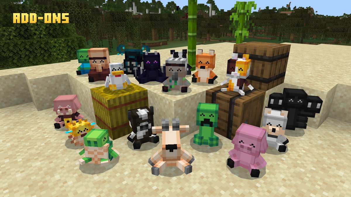 Minecraft's tweet photo. Which plushie would you choose for your next nap?

Get the Mob Plushies Add-on by @Blockception in the Minecraft Marketplace now: https://t.co/GhQamaLN1X https://t.co/6xo7ogZOAz