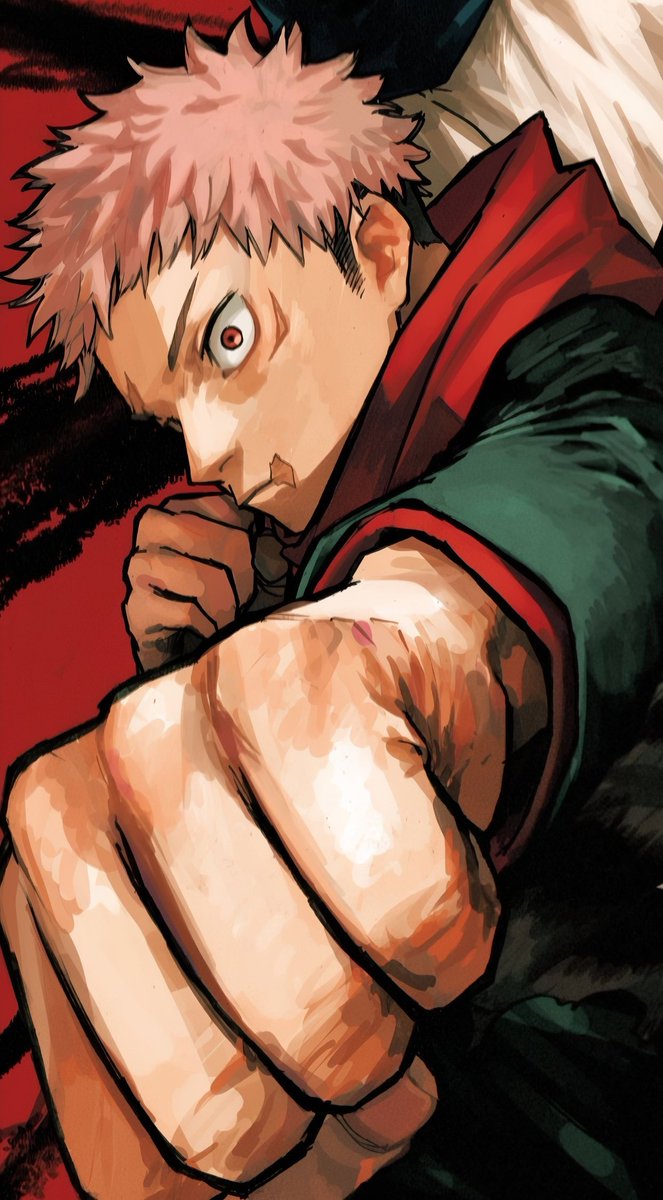 Go_Jover's tweet photo. Yuji art by Horikoshi in full high quality https://t.co/l3gTYBhD5e