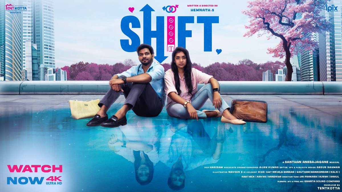 Karthikravivarm's tweet photo. Tentkotta’s original short film #SHIFT! A hilarious rom-com that takes you on a wild Soul Swap adventure!
▶️ https://t.co/Z5lDEFMZUZ
Written & Directed by @hemnaths30
A #SanthanAnebajagane Musical
Produced by @Tentkotta & #Ipix https://t.co/5EIJIDLAKI