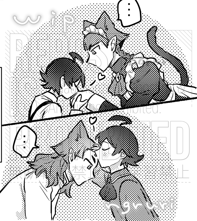 「ちゅ♡」 