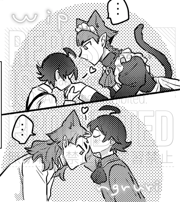 「ちゅ♡」 