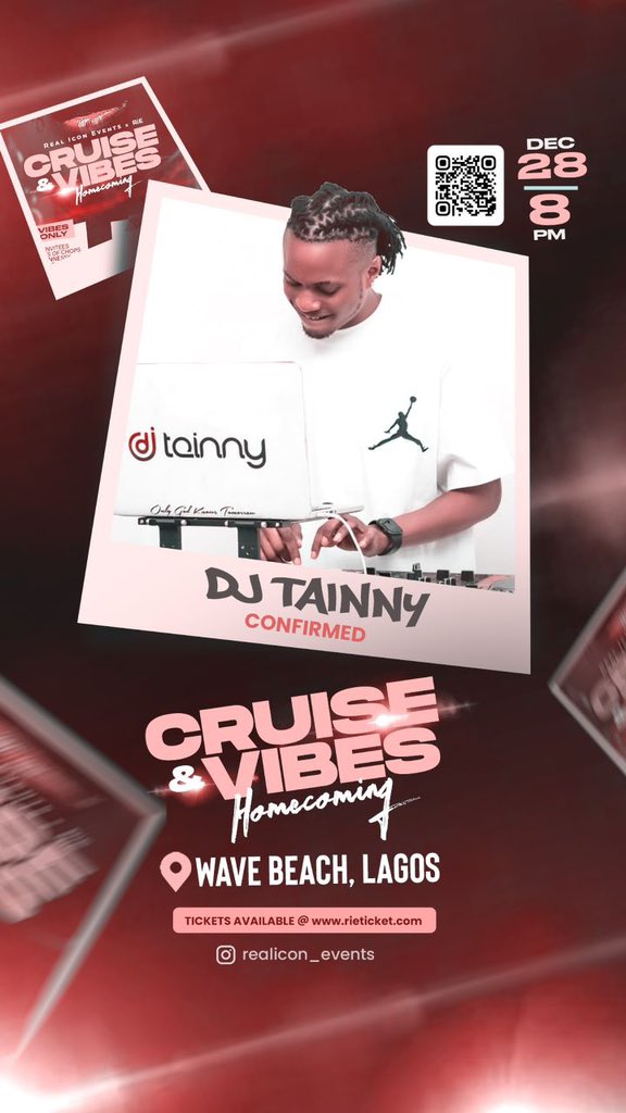 Mrfizzy_10's tweet photo. Y’all don’t miss out!!

Cruise and Vibes homecoming is going to be fun !! 

Save the date @ Wave Beach, Lagos 🌊 ⛱️ 
@realiconevents 
@haddydbaddie10
Djtainny_
Sceedbarms 

https://t.co/CJTZvkHXRS https://t.co/0qWlevCptD