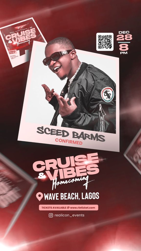 Mrfizzy_10's tweet photo. Y’all don’t miss out!!

Cruise and Vibes homecoming is going to be fun !! 

Save the date @ Wave Beach, Lagos 🌊 ⛱️ 
@realiconevents 
@haddydbaddie10
Djtainny_
Sceedbarms 

https://t.co/CJTZvkHXRS https://t.co/0qWlevCptD