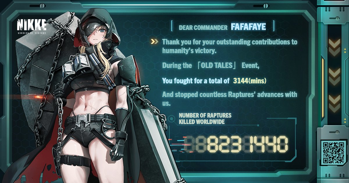 FayeLiorevtuber's tweet photo. @NIKKE_en #NIKKERaptureCounter https://t.co/jAL2FE41n7