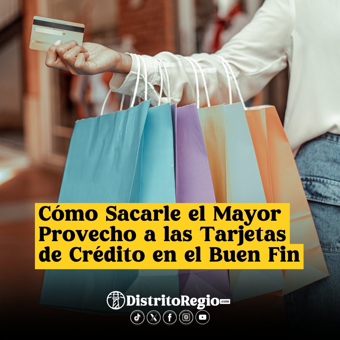 distritoregio's tweet image. 🛍️☝🏻¡El Buen Fin ya llegó! Aprovecha las promociones con tu tarjeta de crédito y compra inteligentemente sin poner en riesgo tus finanzas. #buenfin #buenfin2024 #ComprasResponsables #consumelocal #regioschingones Checa estos tips que te ayudarán a comprar de manera responsable:…