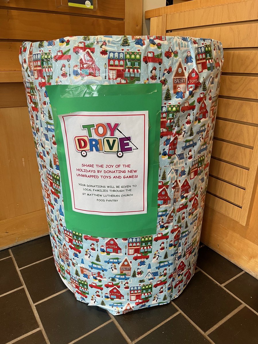 Beaverton City Library (@beavertonlib) on Twitter photo Toy Drive! <a href="/beavertonlib/">Beaverton City Library</a> is teaming up with St. Matthew Lutheran Church Pantry to bring joy to local families in need. Last Christmas, the Pantry gifted over 500 children, and with your help, we hope to do even more this year! Drop off: Main or Murray Scholls Library or City Hall Toy Drive! <a href="/beavertonlib/">Beaverton City Library</a> is teaming up with St. Matthew Lutheran Church Pantry to bring joy to local families in need. Last Christmas, the Pantry gifted over 500 children, and with your help, we hope to do even more this year! Drop off: Main or Murray Scholls Library or City Hall