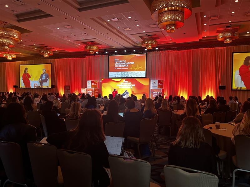 Event season isn’t over yet! We were thrilled to join <a href="/RaganComms/">Ragan.com</a> for the Future of Communications Conference in Austin, TX this week. Our CMO Jason Brandt took the stage and our team shared the latest platform updates with attendees at the booth.