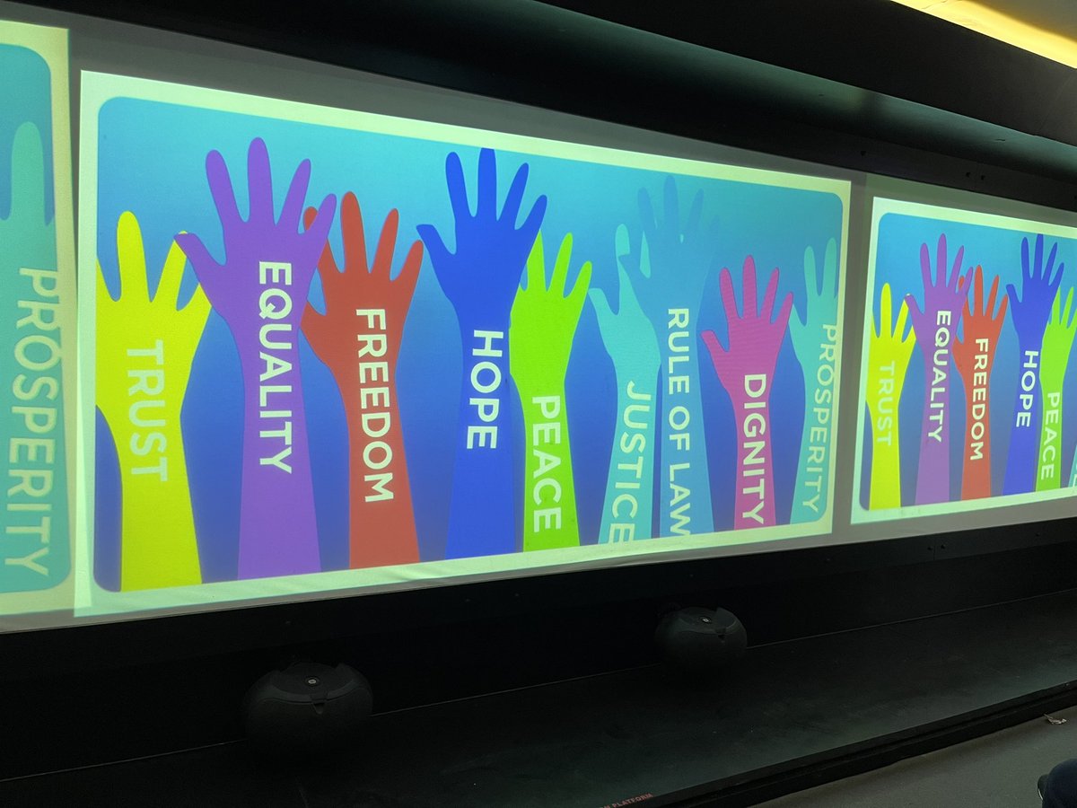 Our grade 5-8 students had a wonderful visit with Tour for Humanity where they learned about acceptance and human dignity