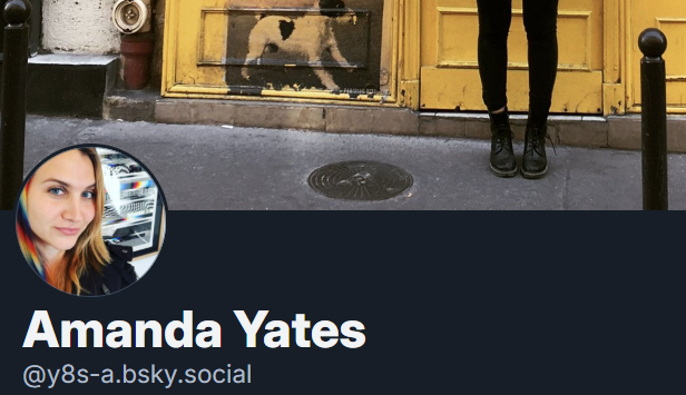 Amanda Yates tweet media