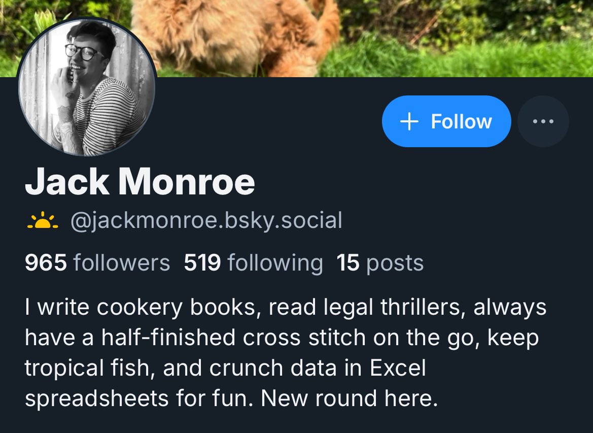 ReadReceiptOnX's tweet photo. Apparently Jack Monroe @JustJackMonroe “crunches data in Excel spreadsheets for fun”.

In January, it will be three years since her “Vimes Boots Index” was announced.

As of today, there is no “Vimes Boots Index”.

Maybe she needs to take some Excel training? https://t.co/0hKkc1q4qt