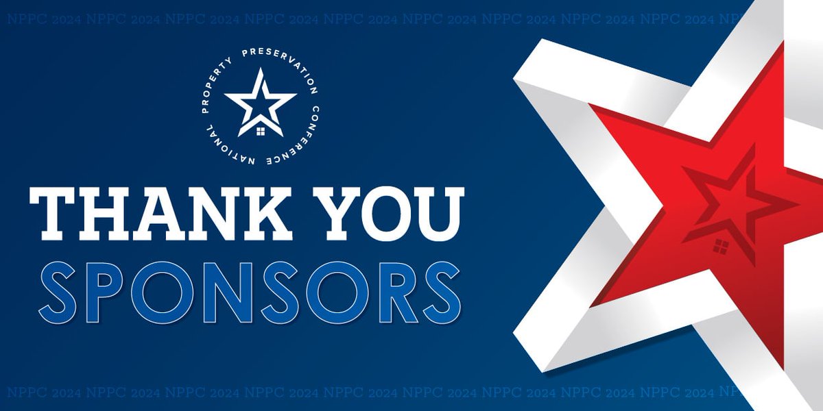 NPPConf's tweet photo. To our generous sponsors, we appreciate your partnership and support of NPPC and the Property Preservation industry. Without you, this conference wouldn't be possible. Thank you for your invaluable contributions to the success of NPPC 2024!

#NPPC2024 #PropertyPreservation https://t.co/cobNRqDrwm