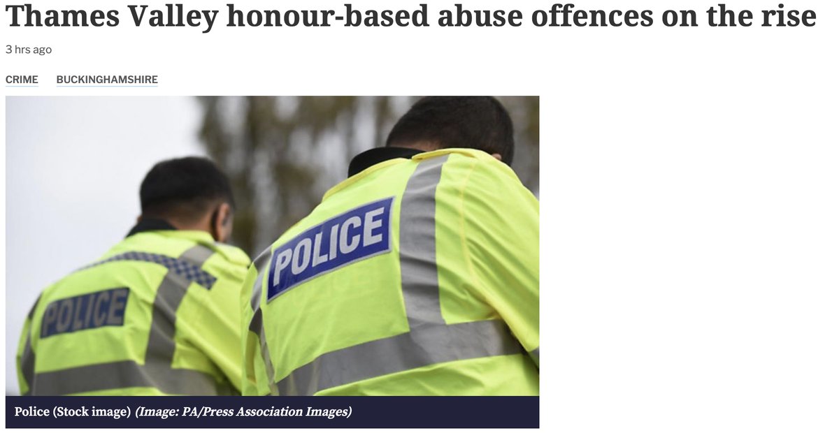 PeteBritish's tweet image. #Multiculturalism has failed. Not all cultures are equal.
Gov't figures show that honour-based abuse offences were recorded by Thames Valley Police in the year to March.

Female genital mutilation – up.
Forced marriage offences - up.

bucksfreepress.co.uk/news/24726489.…