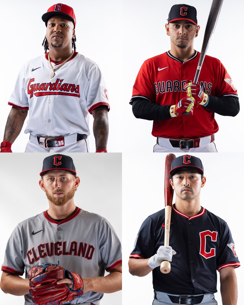 クリーブランド・ガーディアンズ 4つの新ユニフォームを発表 イン
