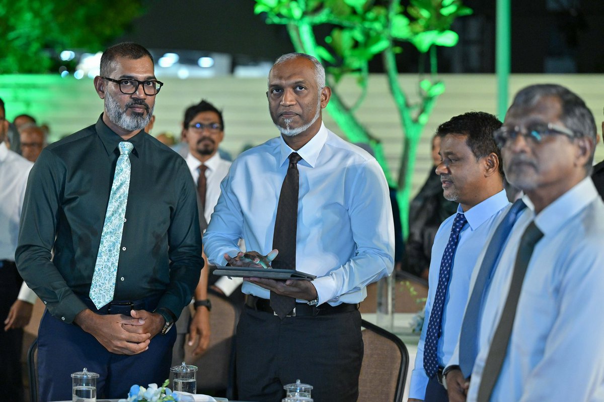 presidencymv's tweet image. President Dr @MMuizzu inaugurates Dharumavantha Hospital as a tertiary-level facility. Earlier this month, the President announced the Administration’s commitment to enhancing healthcare services in the Malé region, which includes upgrading both Dharumavantha Hospital in Malé…