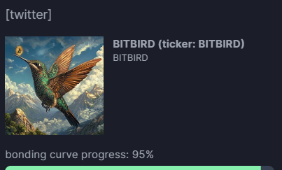 solyunjin's tweet photo. #bitbird $bitbird
$bitcat pumpd so bitbird should follow
https://t.co/GJQqRFpYMu https://t.co/wAkcsRgEUk