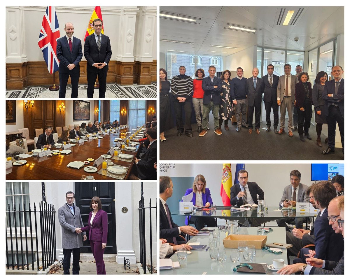 carlos_cuerpo's tweet photo. Culmino 2 días en Londres, en los que he mantenido reuniones con mis homólogos 🇬🇧 para seguir impulsando nuestras relaciones económicas.

Compartido con inversores y empresas la buena situación de la economía🇪🇸.

Y conocido el gran trabajo que hace nuestra oficina comercial. https://t.co/MzhzRaubpM