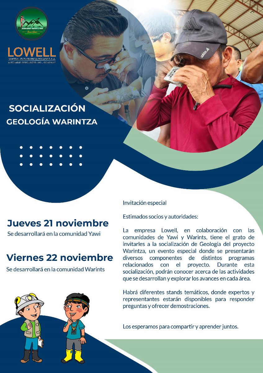 Cordialmente invitados en la fechas indicada.
#WarintsyYawi #SomosFuturo #TierraDePaz