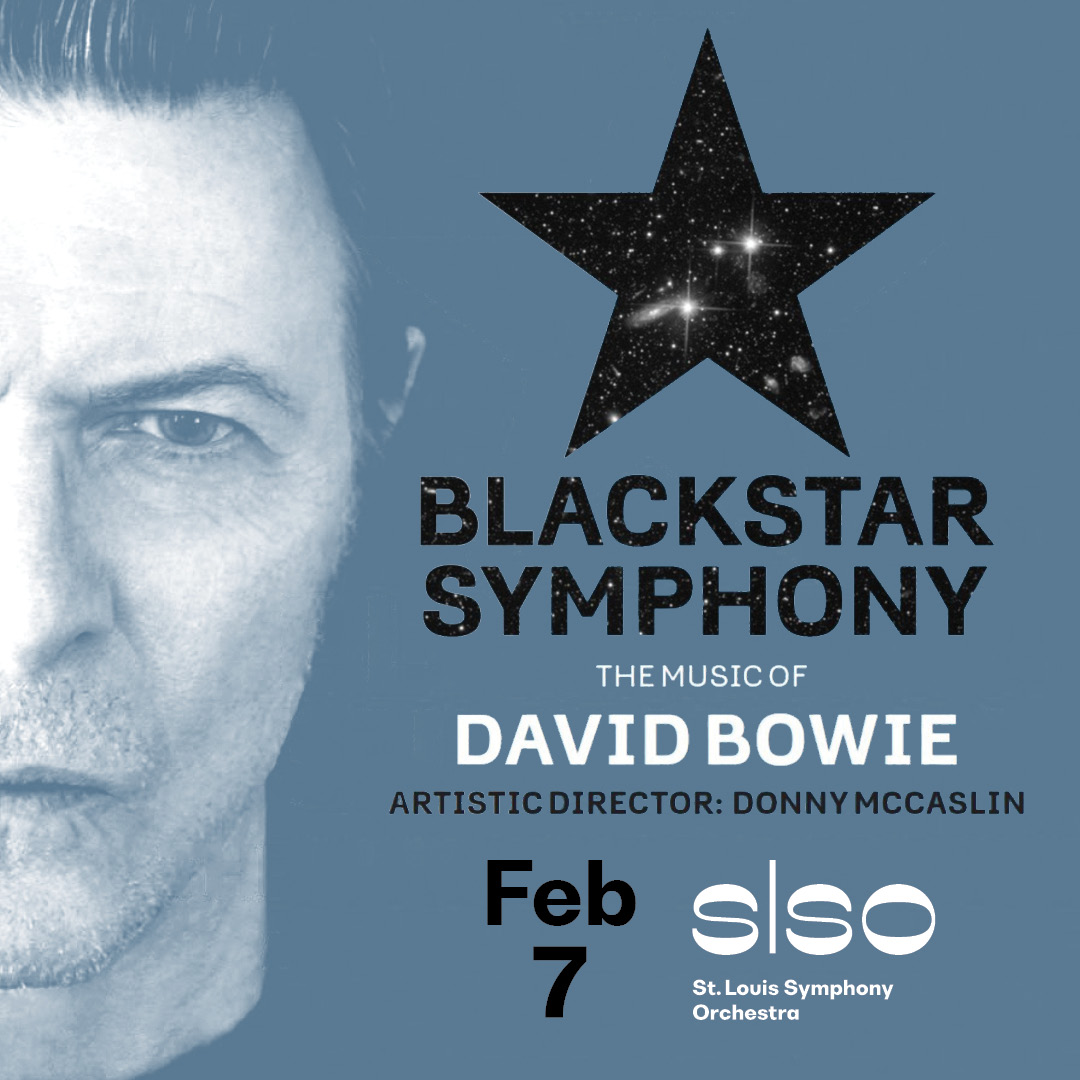 ON SALE NOW 🌟 Blackstar Symphony: The Music of David Bowie with <a href="/slso/">St. Louis Symphony Orchestra</a> comes to Stifel Theatre on February 7! 

GET TICKETS: bit.ly/4bDRFLk
