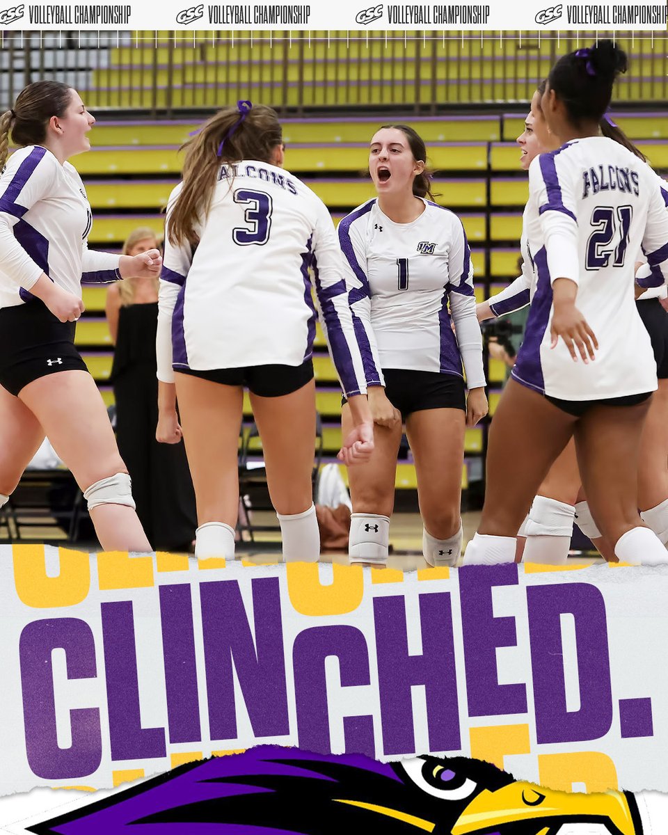 𝗧𝗜𝗖𝗞𝗘𝗧 𝗣𝗨𝗡𝗖𝗛𝗘𝗗 🏐🎟️

After last night's win, <a href="/MontevalloVB/">Montevallo Volleyball</a> have clinched a spot in the 2024 #GSCvb Championship!
