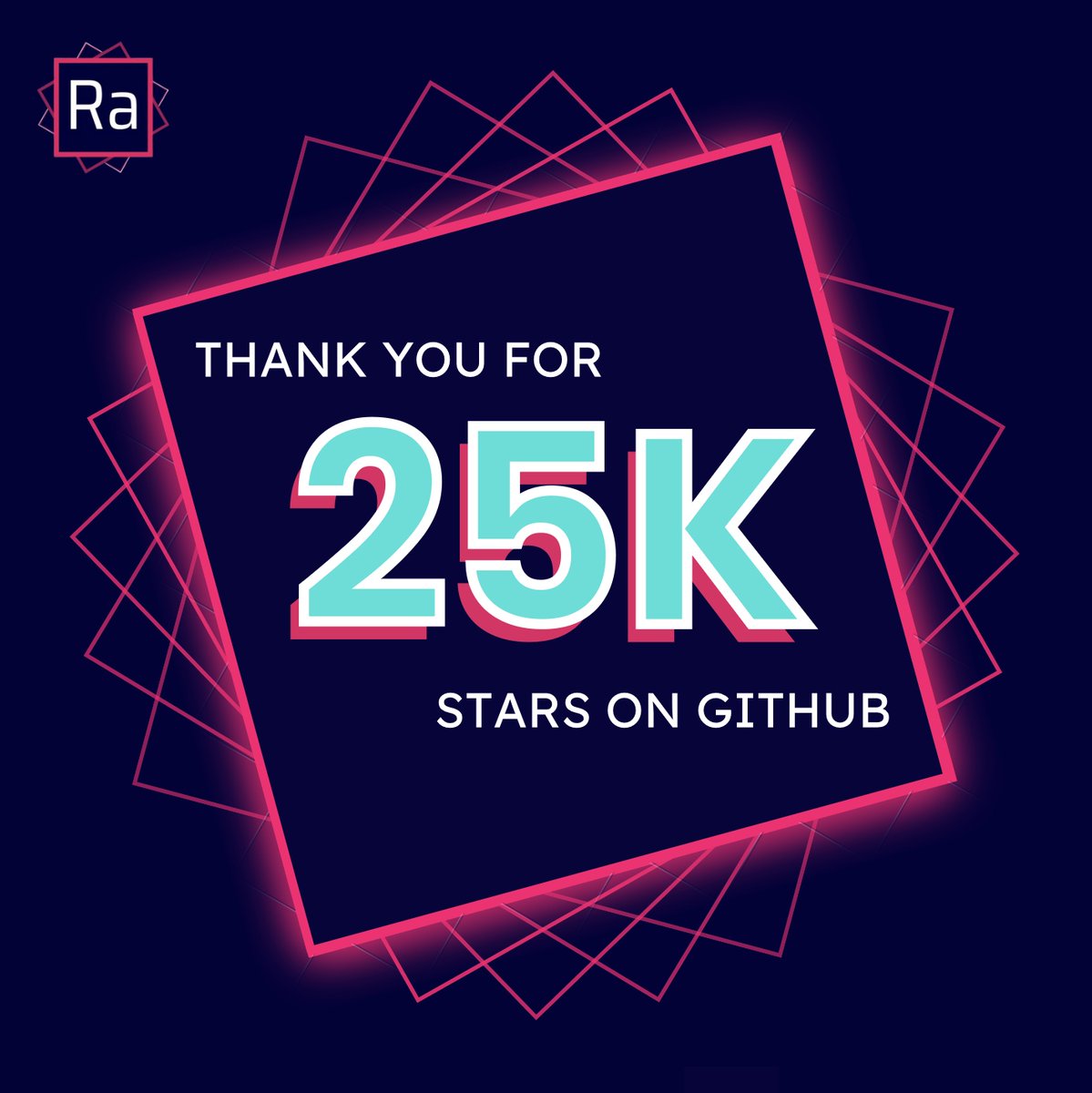 ReactAdmin's tweet photo. 🌟We've just reached 25K stars on GitHub!🌟

A massive thank you to everyone who has been with us on this incredible journey!

If you'd like to connect with other React-admin users, get help or share your own projects, head over to our Discord community:
👉https://t.co/Nxja73aSdA https://t.co/S8dmc3pnsG