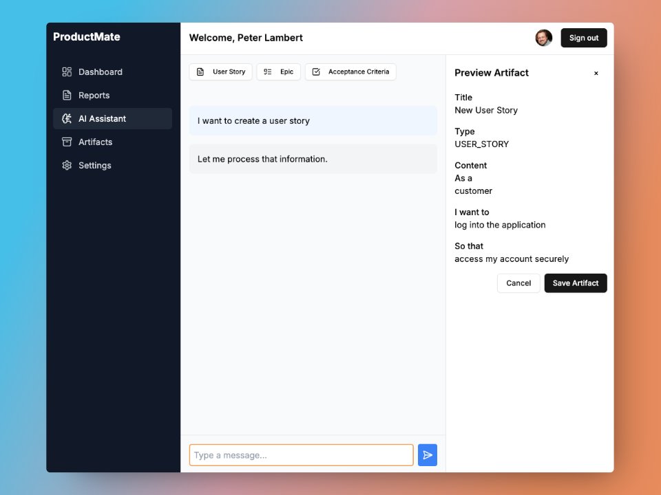 48-hr hack update - I'm working on updating preview artefact while the user and the assistant work through the creation of a user story. The results are massively inconsistent right now. #buildinpublic