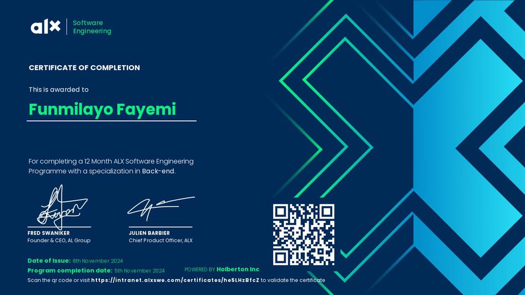 FunmiiRs's tweet image. Who else graduated from ALX cohort-1 blended today?? 🤭