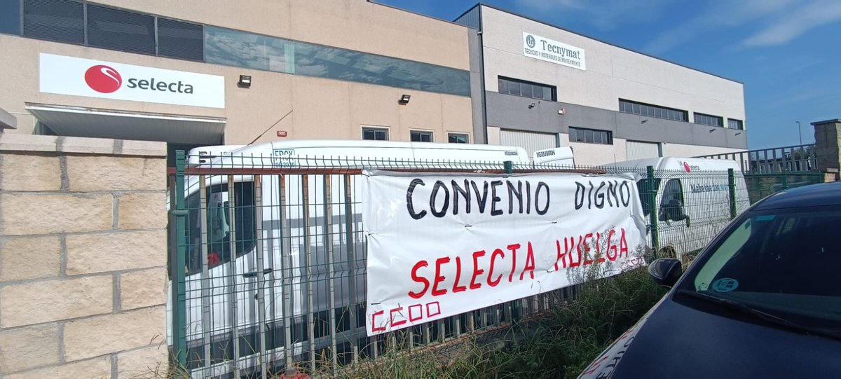 Hoy se movilizan compañer@s en la delegación de
<a href="/Selecta_spain/">Selecta España</a> #Zamudio (#Bilbao).

VOLVEMOS A LA LUCHA POR UN CONVENIO DIGNO. 

Tras la desconvocatoria de #HUELGA por un acuerdo en materia salarial, #Selecta utiliza la técnica del aburrimiento.  Y SEGUIMOS SIN CONVENIO.