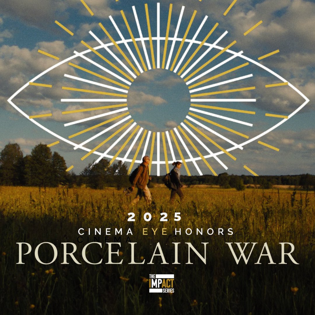 iACTseries's tweet photo. 🎉 Congratulations to PORCELAIN WAR and BLACK BOX DIARIES for their 2025 Cinema Eye Honor noms! Full noms below:

PORCELAIN WAR: Production, Cinematography, Visual Design, Audience Choice Prize Nominee

BLACK BOX DIARIES: Nonfiction Feature, Debut Feature, Unforgettable Honorees https://t.co/eqe9K2GGyl