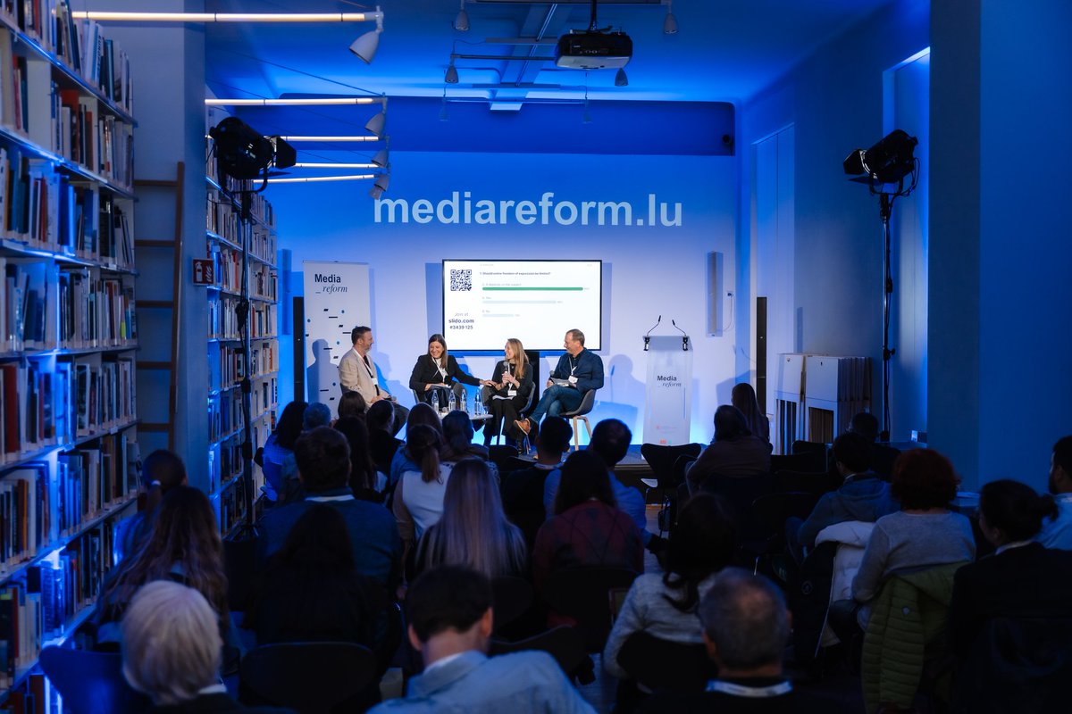 Loved speaking to legislators, judges, charities and academics in Luxembourg at last week's Mediareform conference about drafting new media laws that secure online freedom of expression whilst combating hate speech.